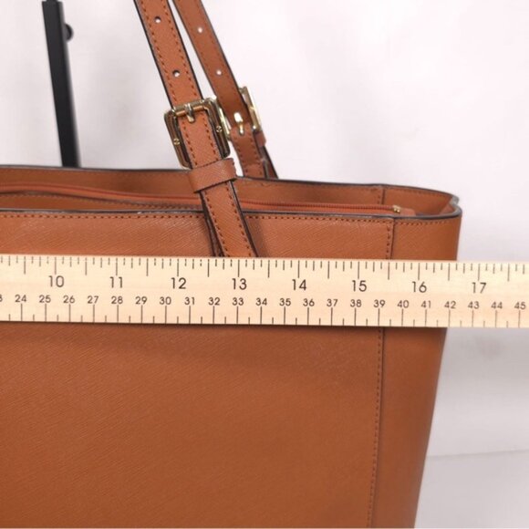 TORY‎ BURCH Brown Leather Large York Buckle Tote - Picture 6 of 15